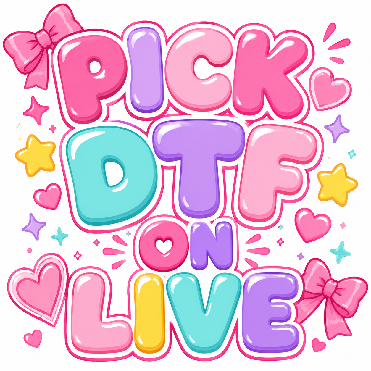 Pick DTF on live
